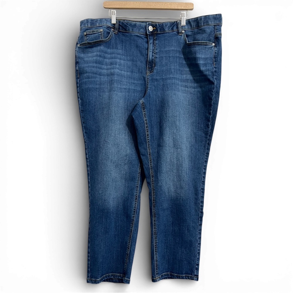 d/C Jeans Curvy Fit 26P Straight Leg Stretch Denim Petite 28.5” Inseam